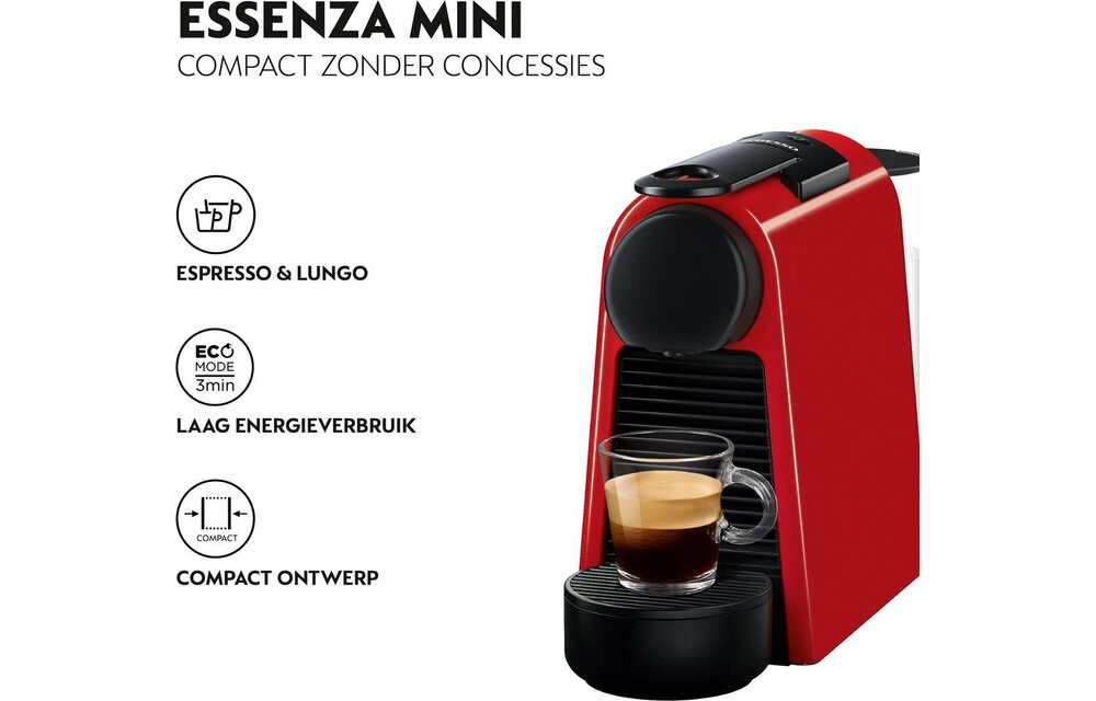 De'Longhi Nespresso Essenza Mini EN85.R - Koffiemachine