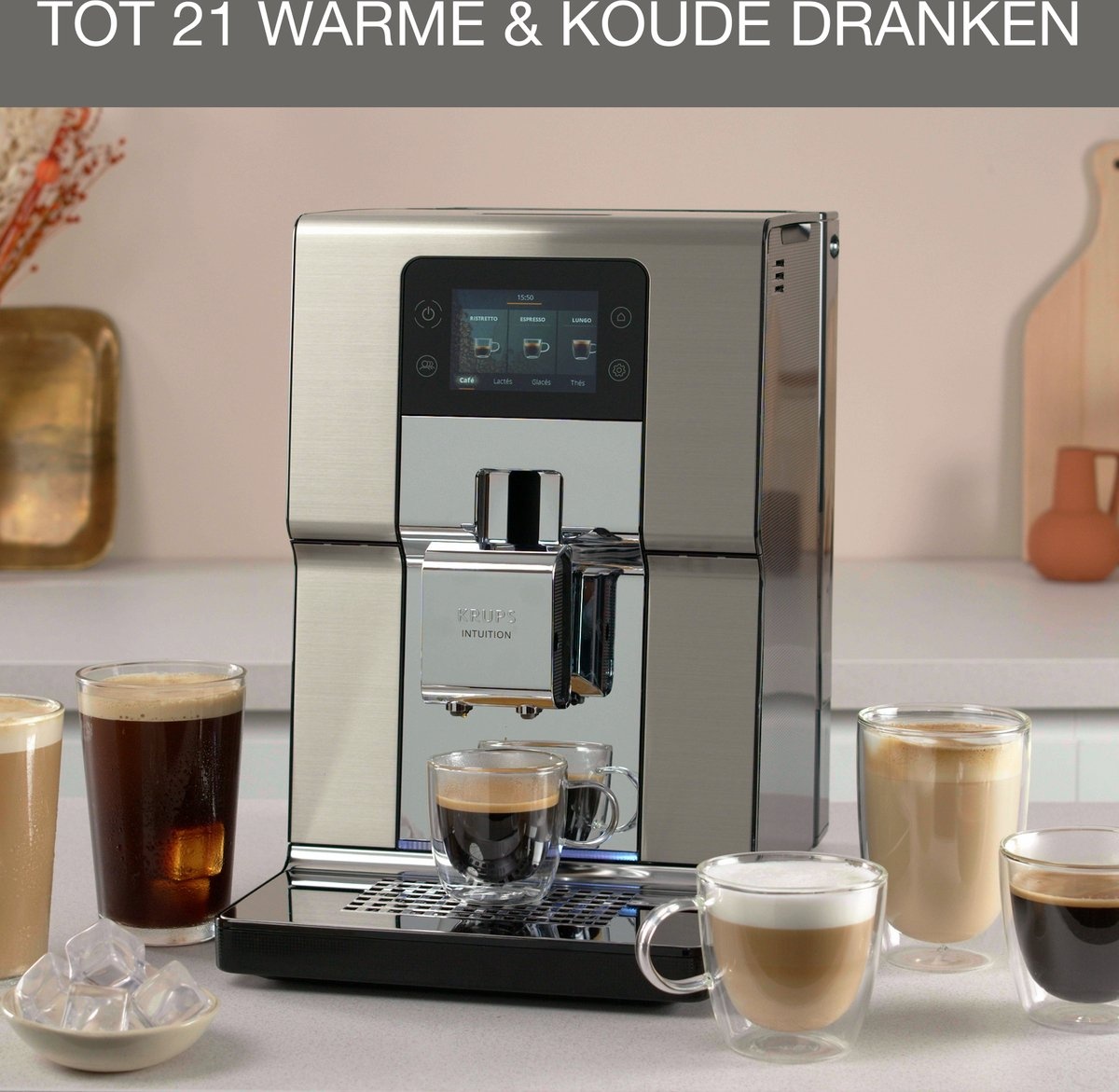 Krups Intuition Experience+ EA877D - Koffiemachine