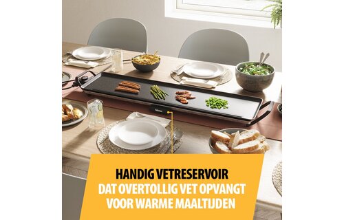 Tristar BP-2669 Slim XL - Bakplaat