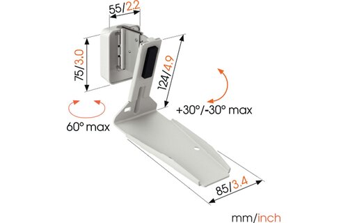 Vogel's SWM 4131 voor Sonos Era 300 Wit - Muurbeugel