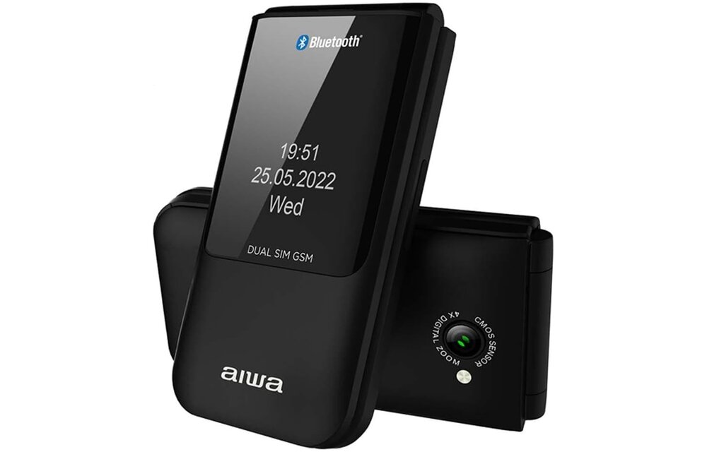 Aiwa FP-24BK Zwart - Senioren telefoon