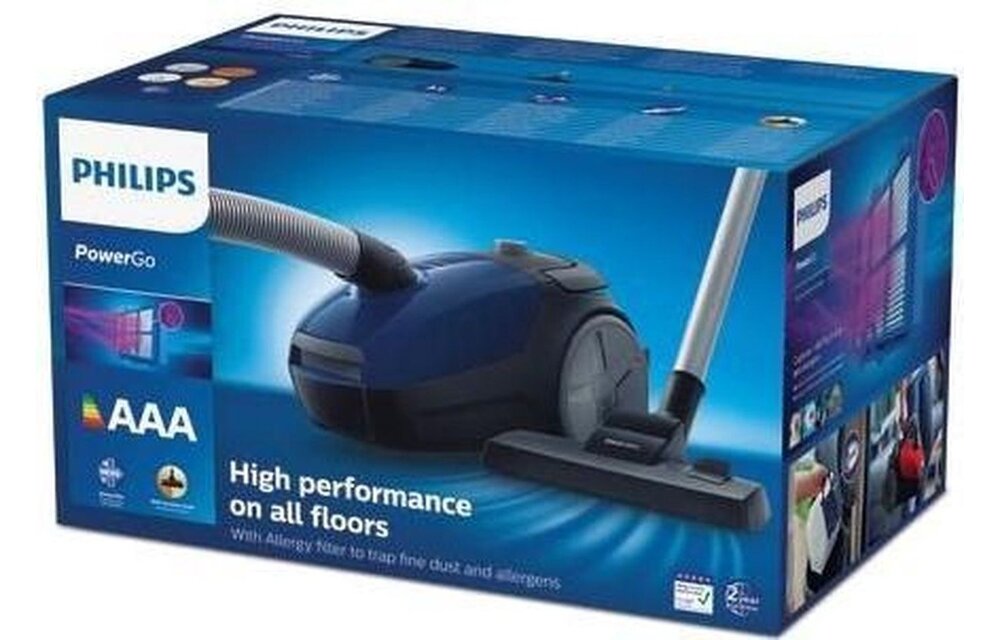 Philips FC8240/09 PowerGo - Stofzuiger met zak