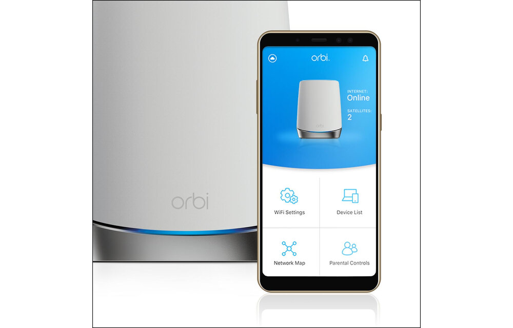 Netgear Orbi RBS750 Satelliet WiFi 6 Mesh systeem - Access point