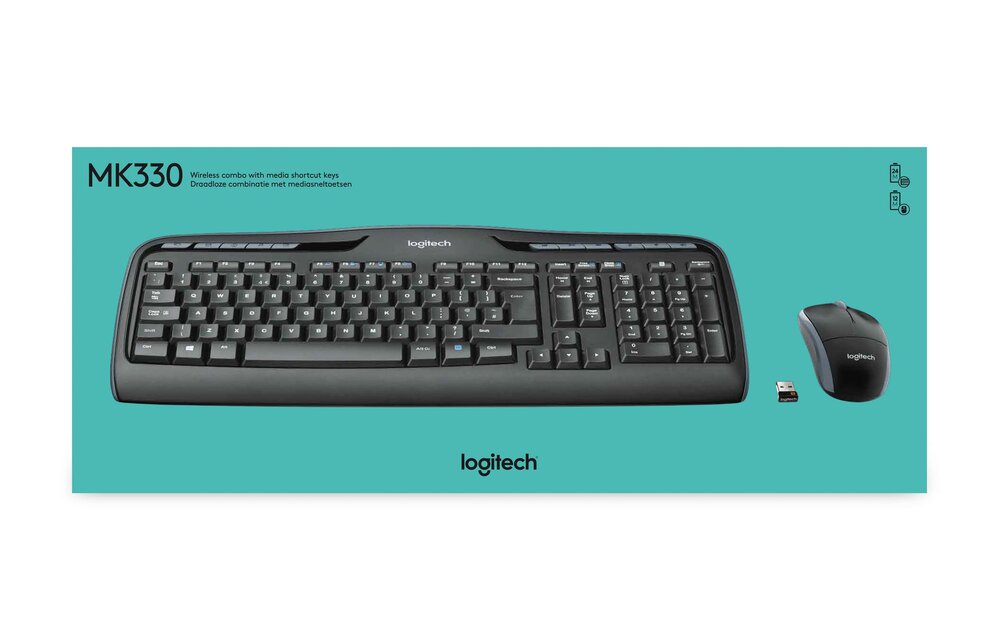 Logitech MK330 Wireless Combo - Toetsenbord