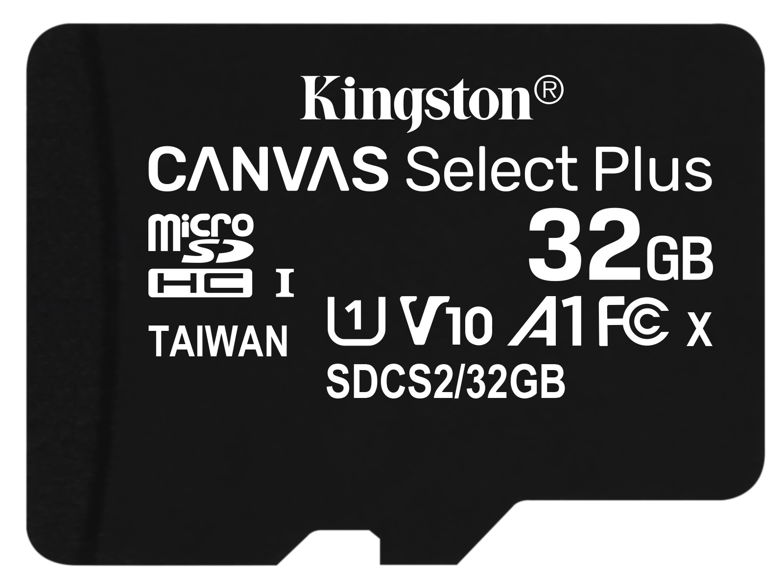 Kingston Canvas Select Plus 32GB Micro SDHC geheugenkaart - Micro SD kaart