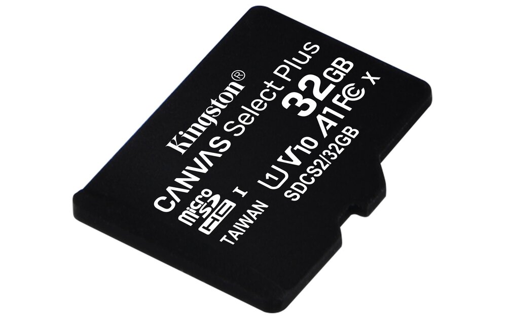Kingston Canvas Select Plus 32GB Micro SDHC geheugenkaart - Micro SD kaart