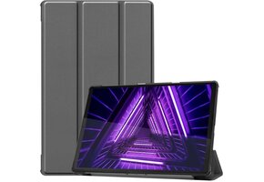 Just in Case Smart Tri-Fold Case - Lenovo M10HD - Grijs - Beschermhoes