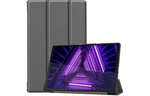 Just in Case Smart Tri-Fold Case - Lenovo M10HD - Grijs - Beschermhoes