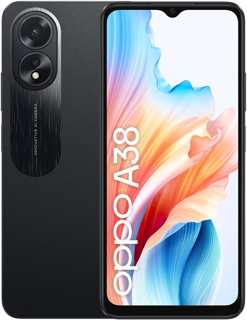 OPPO A38 128GB Zwart - Mobiele telefoon