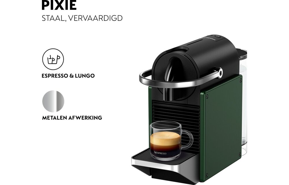 Krups Nespresso Pixie XN3063 Groen - Koffiemachine