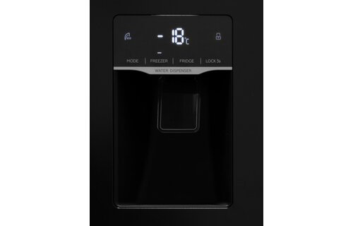 Exquisit SBS239-WS-EB - Amerikaanse koelkast