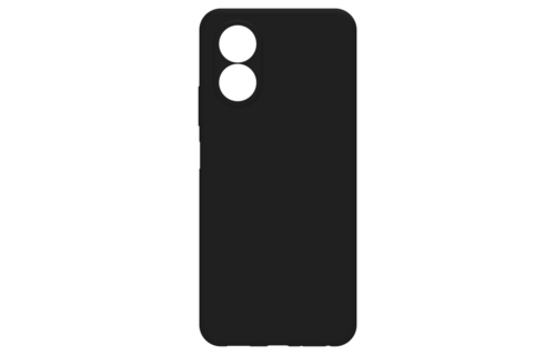 Just in Case Soft TPU Back Cover voor Oppo A18/A38 Zwart - Beschermhoes