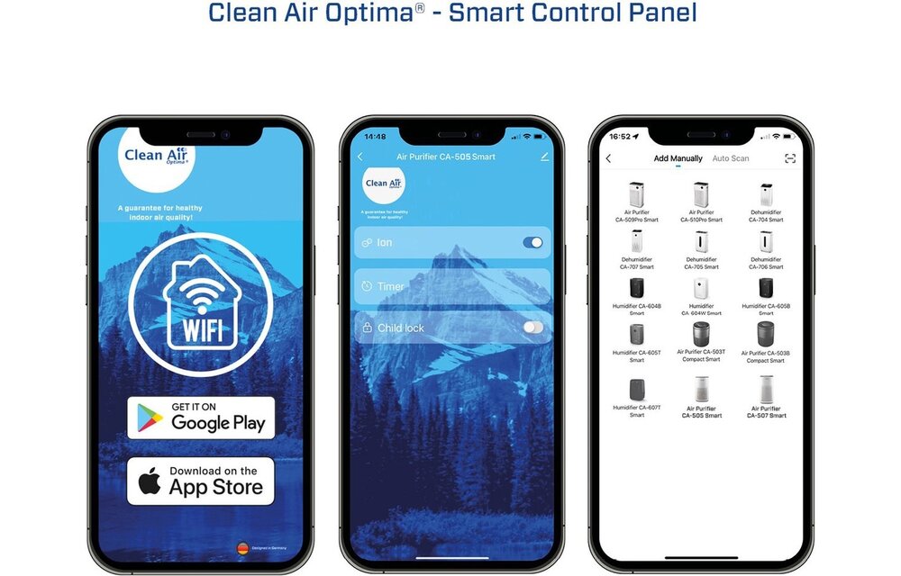 Clean Air Optima CA-505 Smart - Luchtreiniger