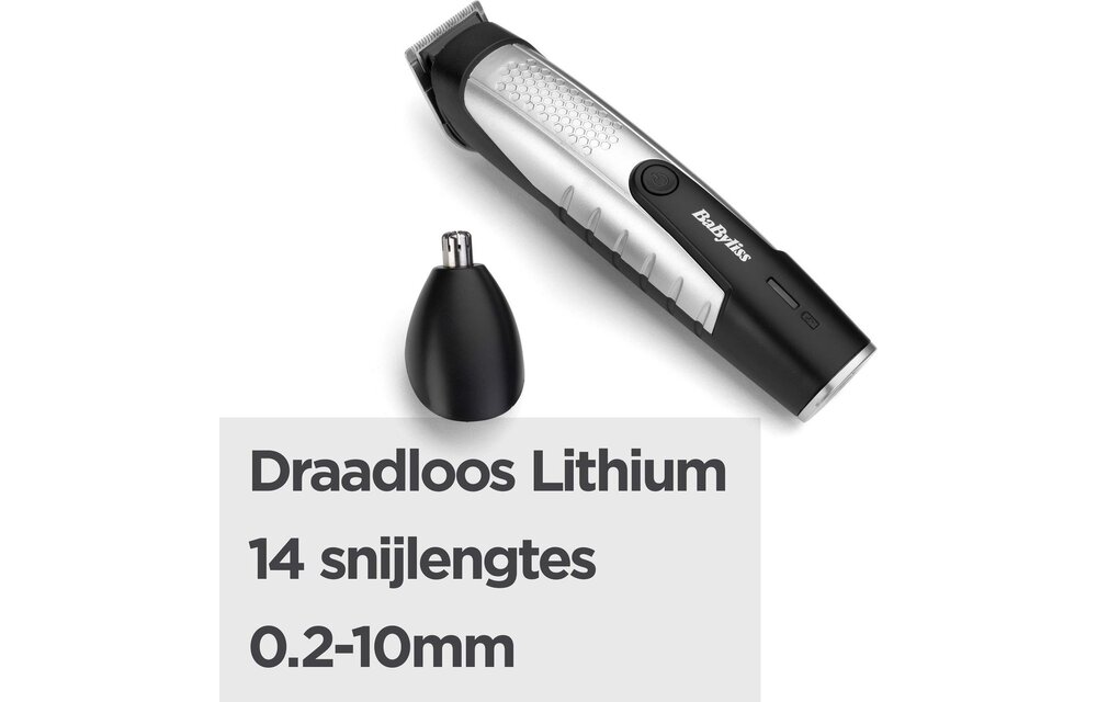 BaByliss Lithium Power T812E - Baardtrimmer