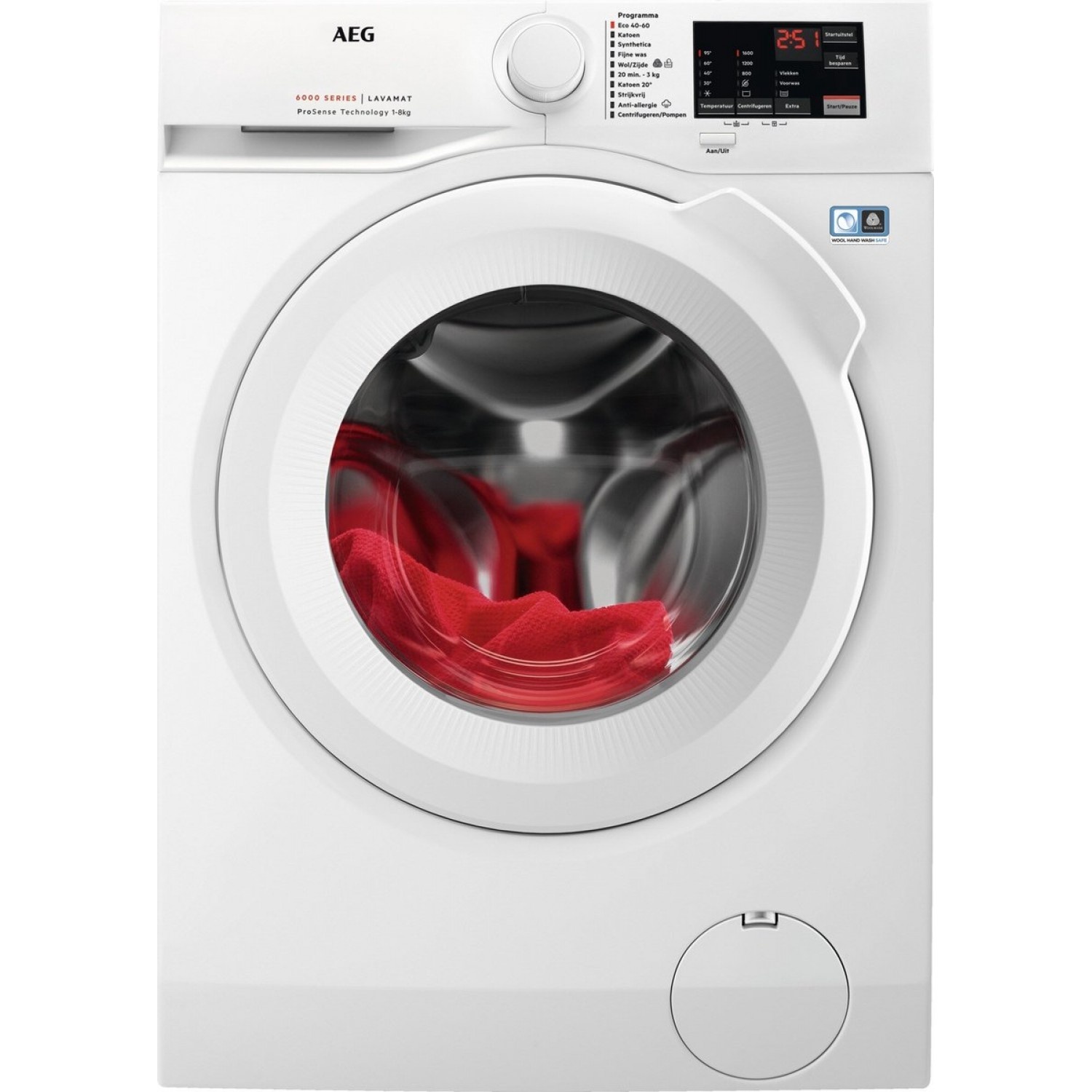 AEG LF628600 ProSense - Wasmachine