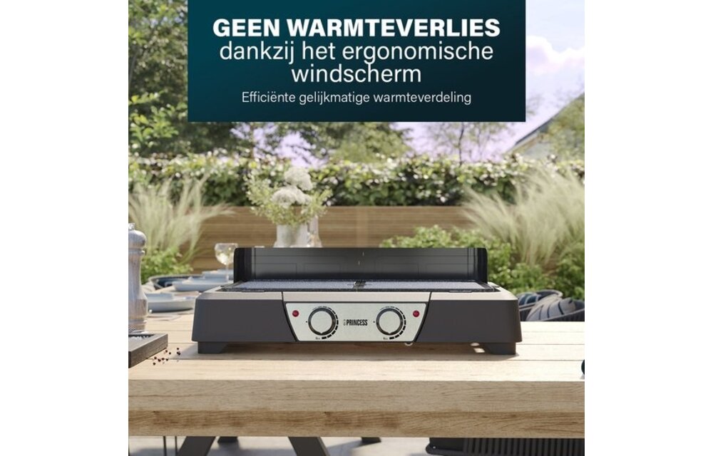 Princess 112254 Elektrische barbecue en tafelgrill - Barbecue