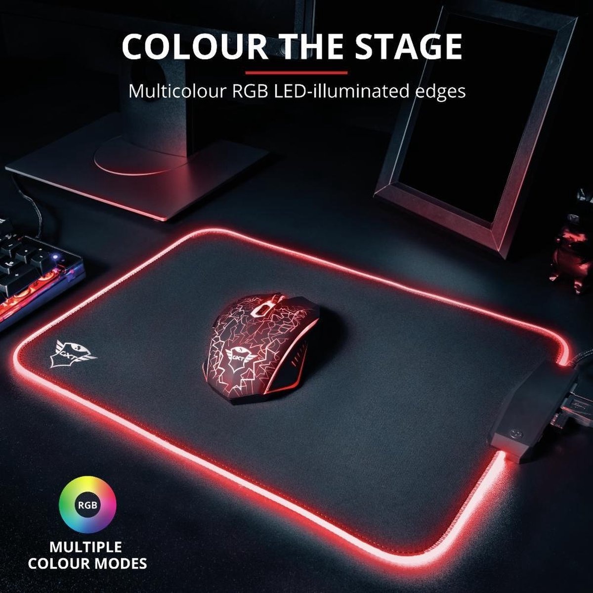 Trust GXT 765 Glide-Flex RGB - Muismat