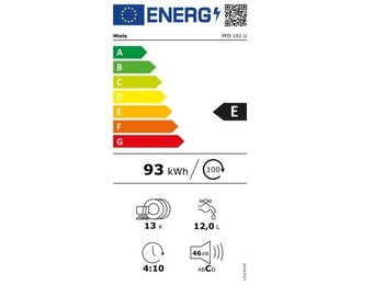 Miele PFD 101 U - Onderbouw vaatwasser