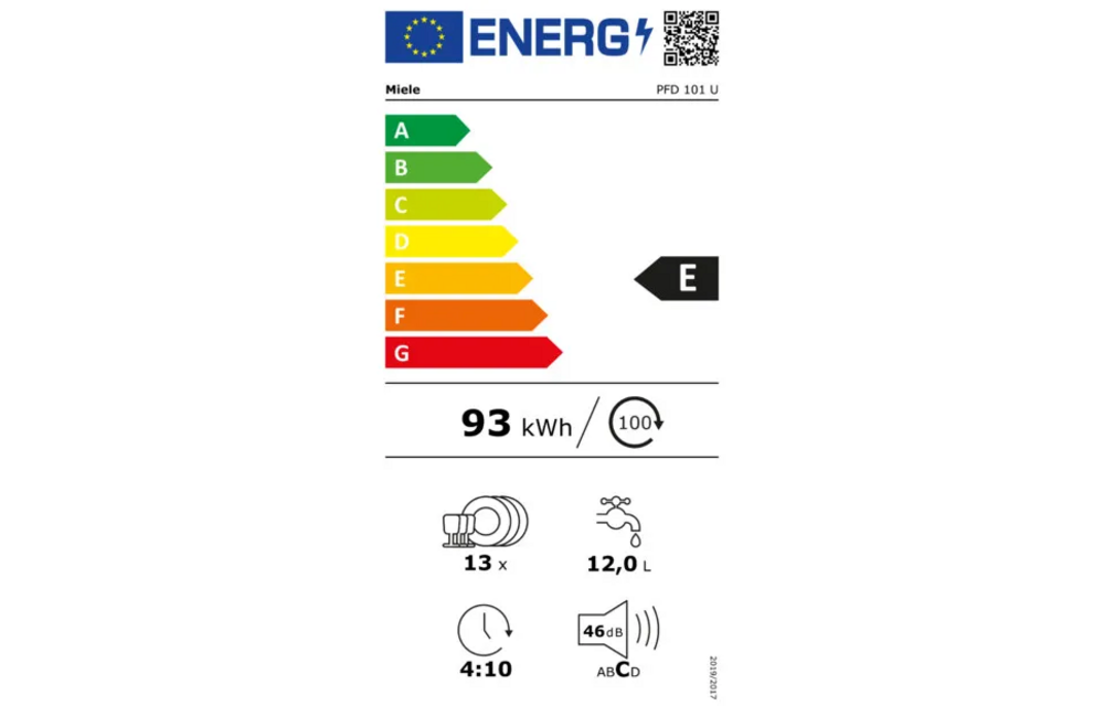 Miele PFD 101 U - Onderbouw vaatwasser
