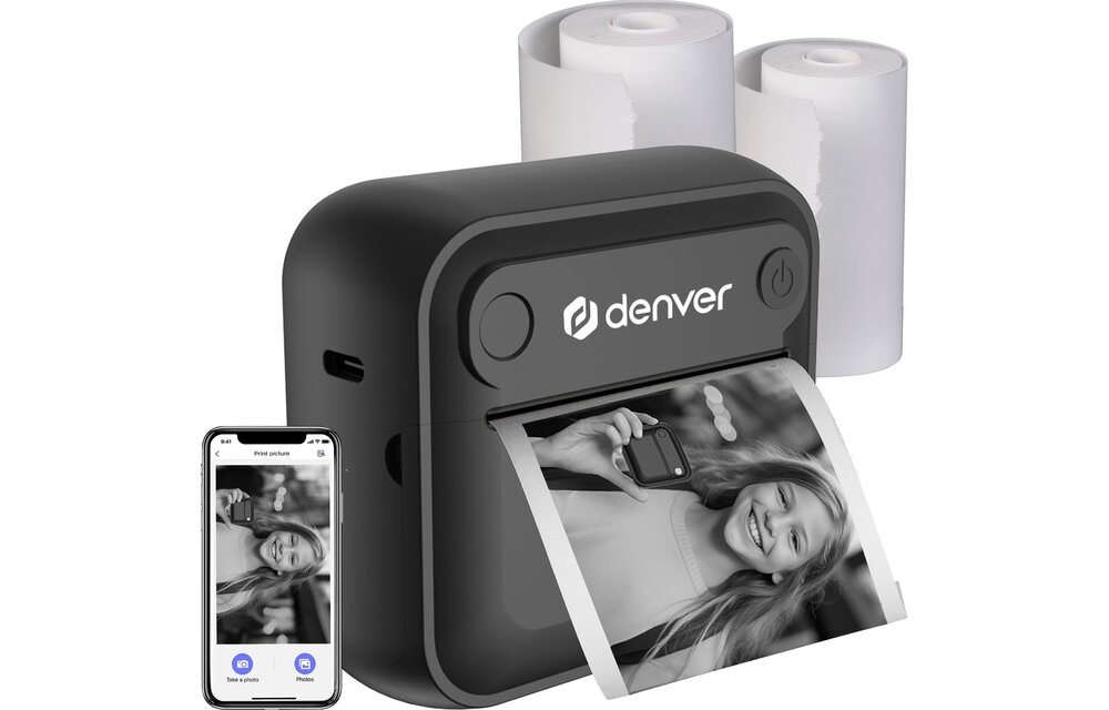 Denver MBP-32B Mini Pocket Printer  - Thermische printer