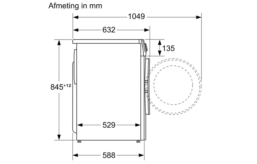 Bosch WGG04408NL - Wasmachine