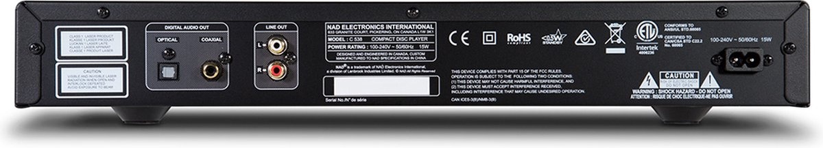 NAD C 538 - CD speler