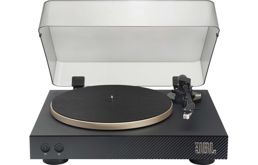 JBL Spinner BT Zwart/Goud - Platenspeler