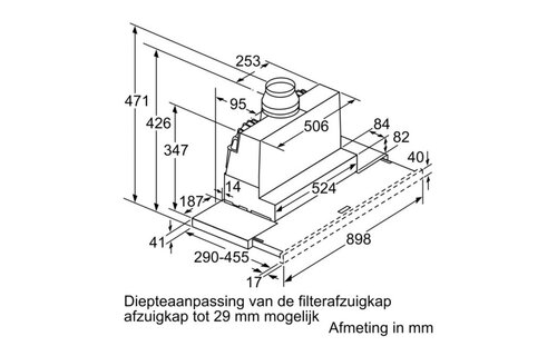 Siemens LI97SA531 - Vlakscherm afzuigkap