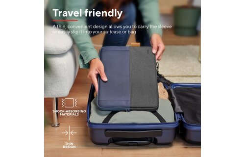 Trust Lisboa 13.3" Blauw - Laptop Sleeve