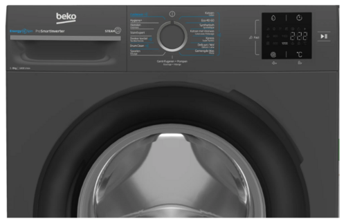 Beko BM3WFT3841A EnergySpin Antraciet - Wasmachine