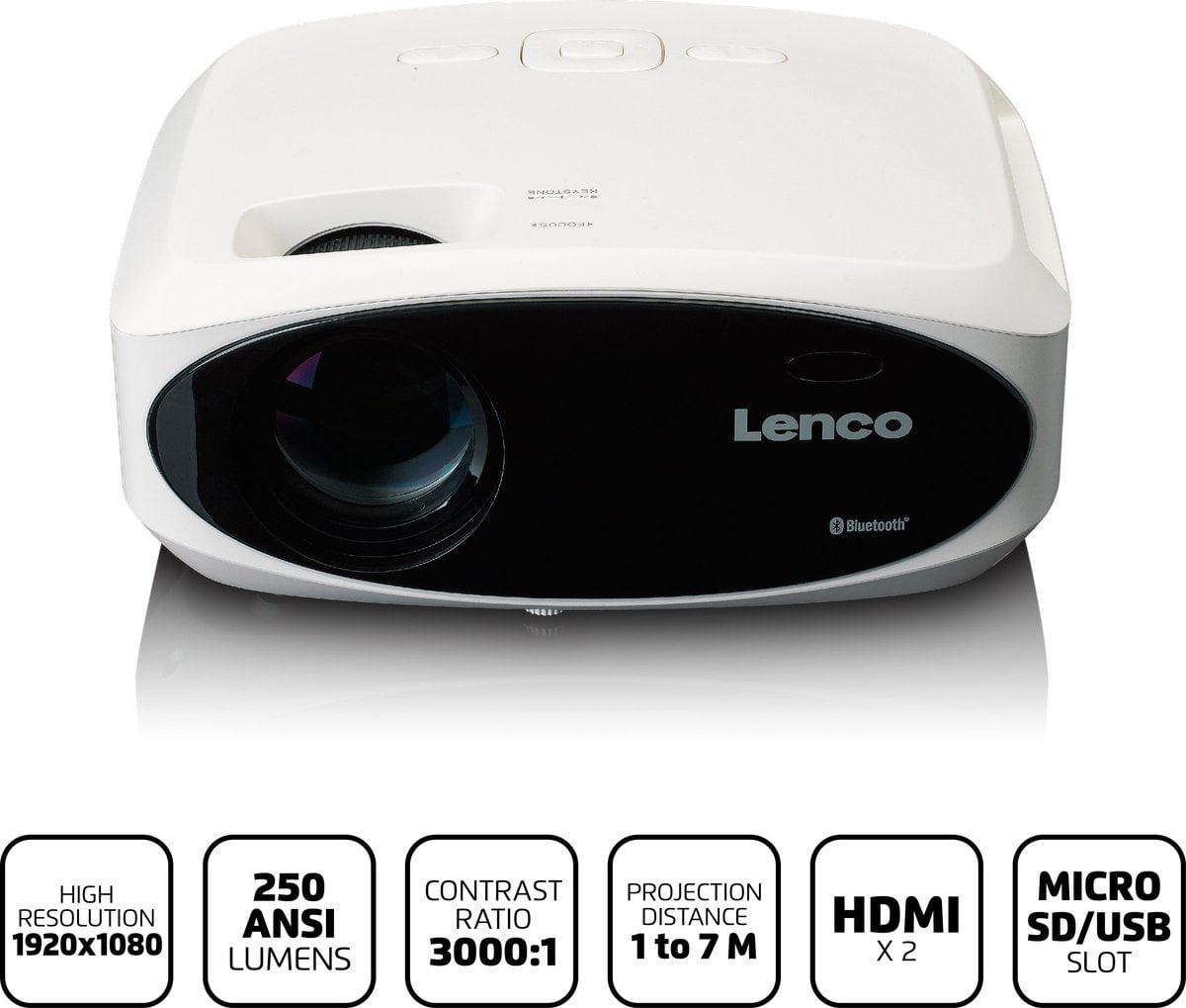 Lenco LPJ-900WH - Beamer