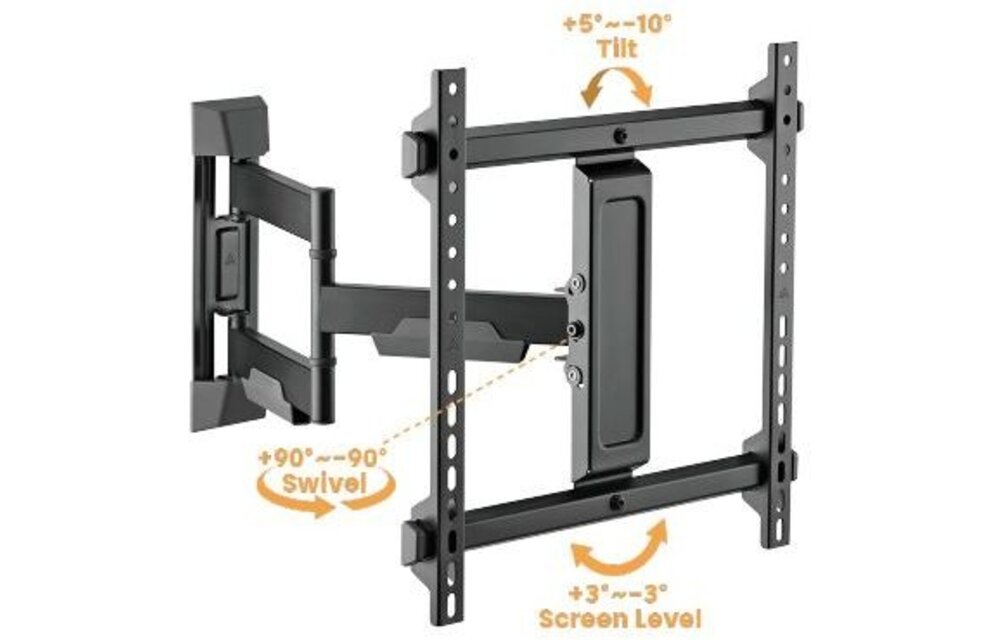 Cavus WME106 Muursteun dubbele arm (37 - 55 inch) - TV muurbeugel