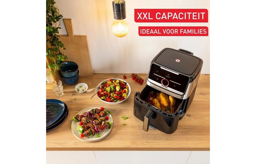 Tefal EY876D Easy Fry Smart & Silence XXL - Hetelucht friteuse