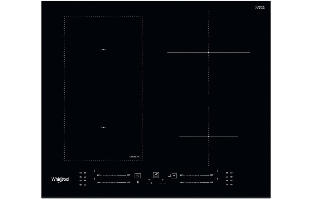 Whirlpool WLS6960BF - Inductiekookplaat