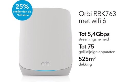 Netgear Orbi RBK763S-100EUS - Router