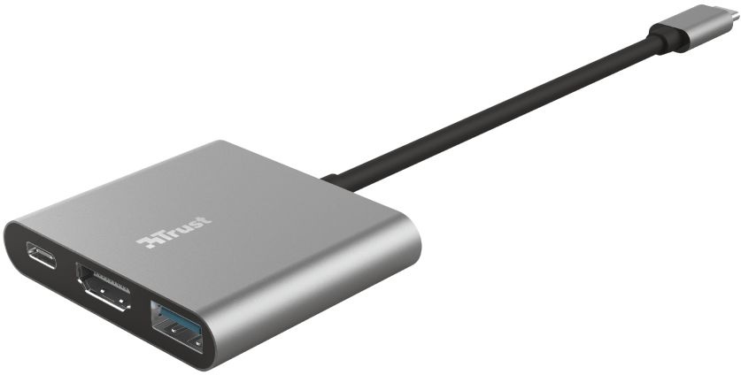 Trust Dalyx 3-in-1 USB-C-adapter - Adapter