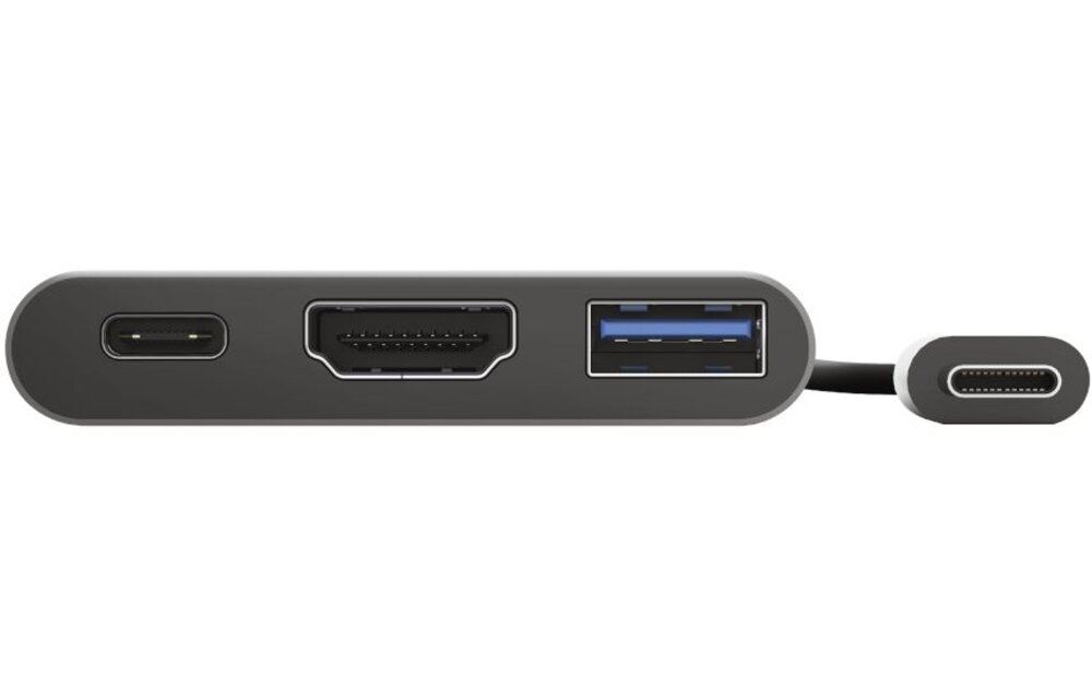 Trust Dalyx 3-in-1 USB-C-adapter - Adapter