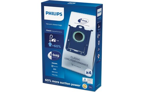 Philips S-Bag FC8021/03 (4 stuks) - Stofzuigerzakken