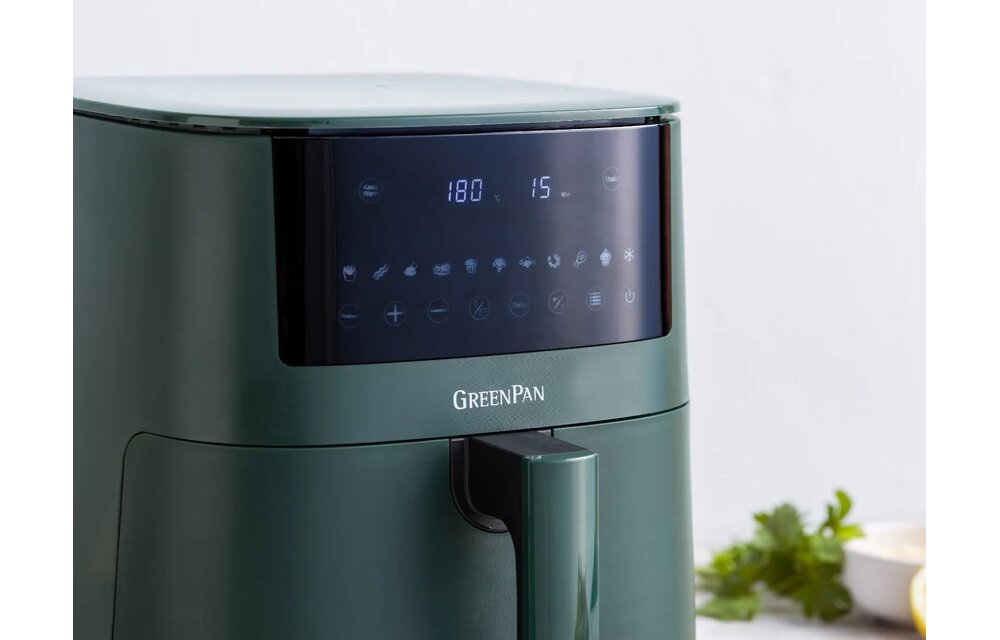 GreenPan Bistro XL Pine Green - PFAS vrij - Hetelucht friteuse