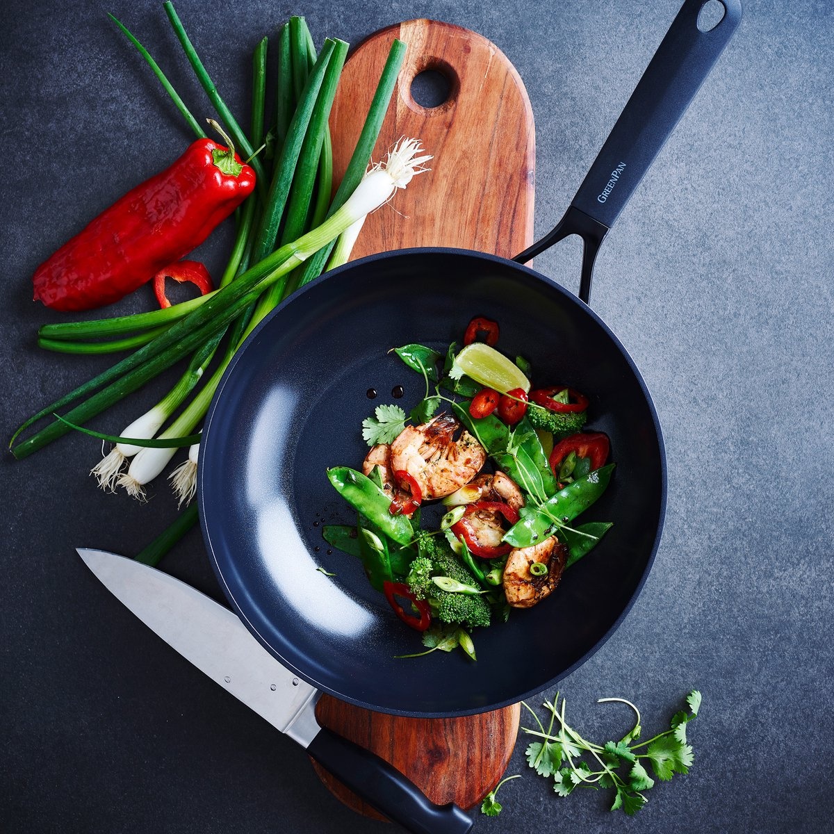 GreenPan Smartshape Wokpan Ø28 cm - PFAS vrij