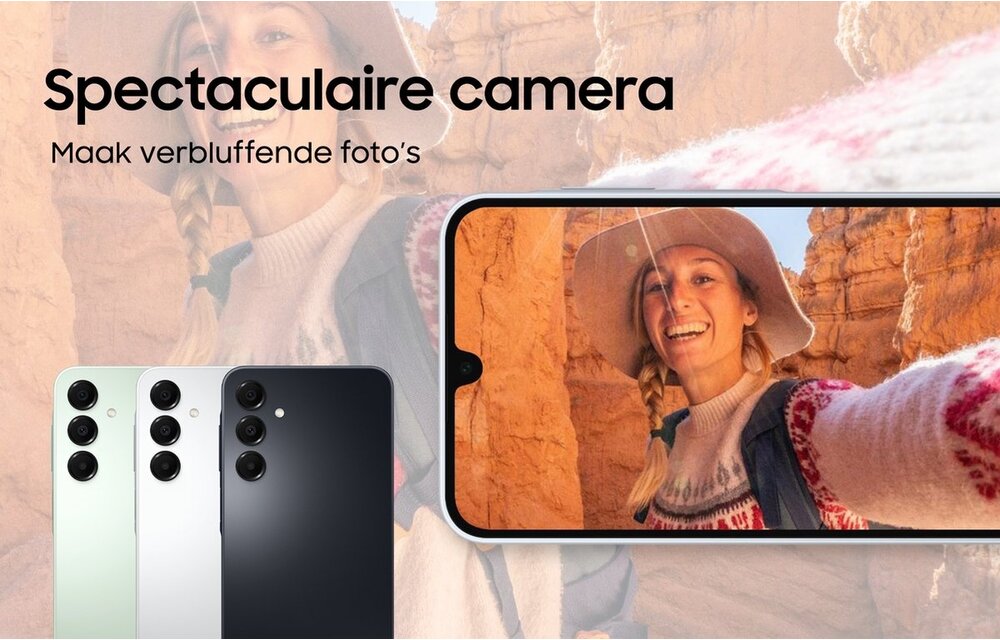 Samsung A16 128GB Zwart - Mobiele telefoon