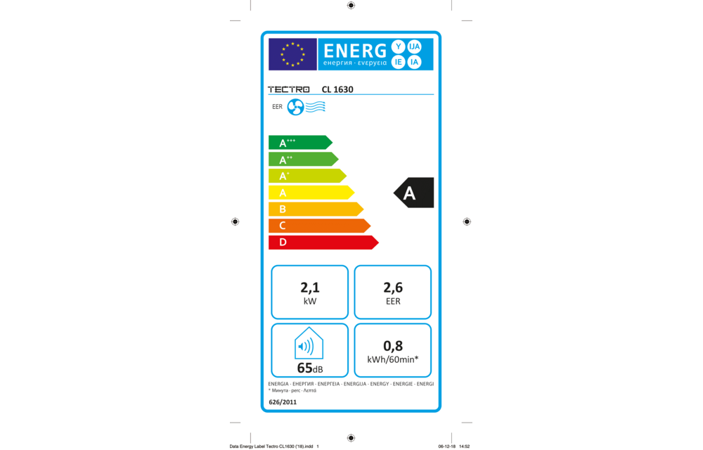 Tectro CL1630 - Mobiele airco