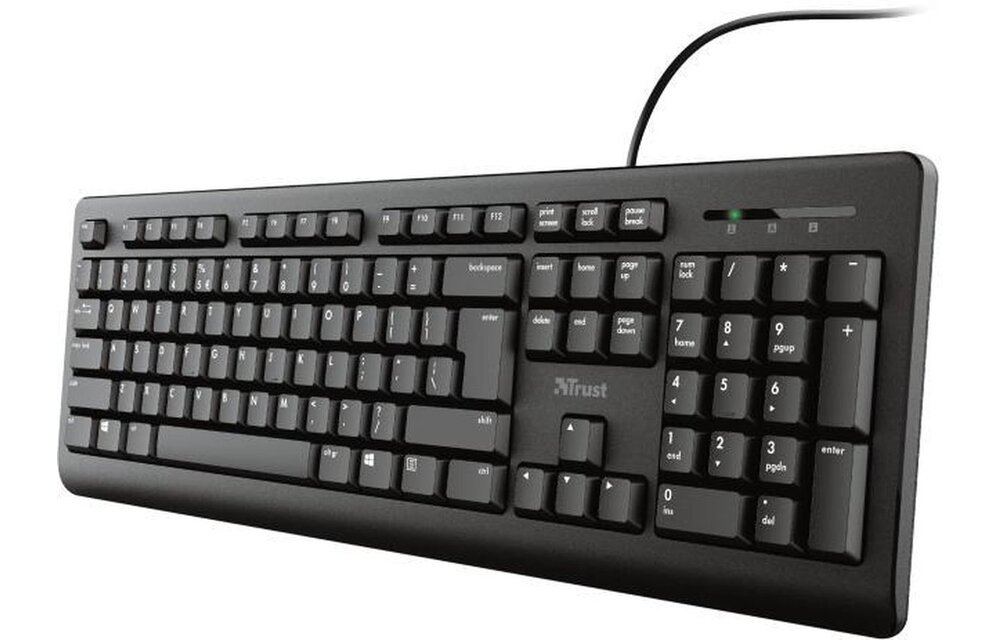 Trust 23880 Primo Zwart - Toetsenbord