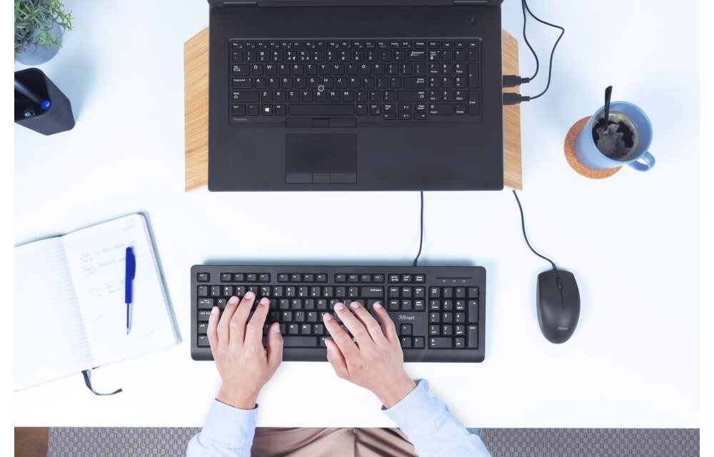 Trust 23880 Primo Zwart - Toetsenbord