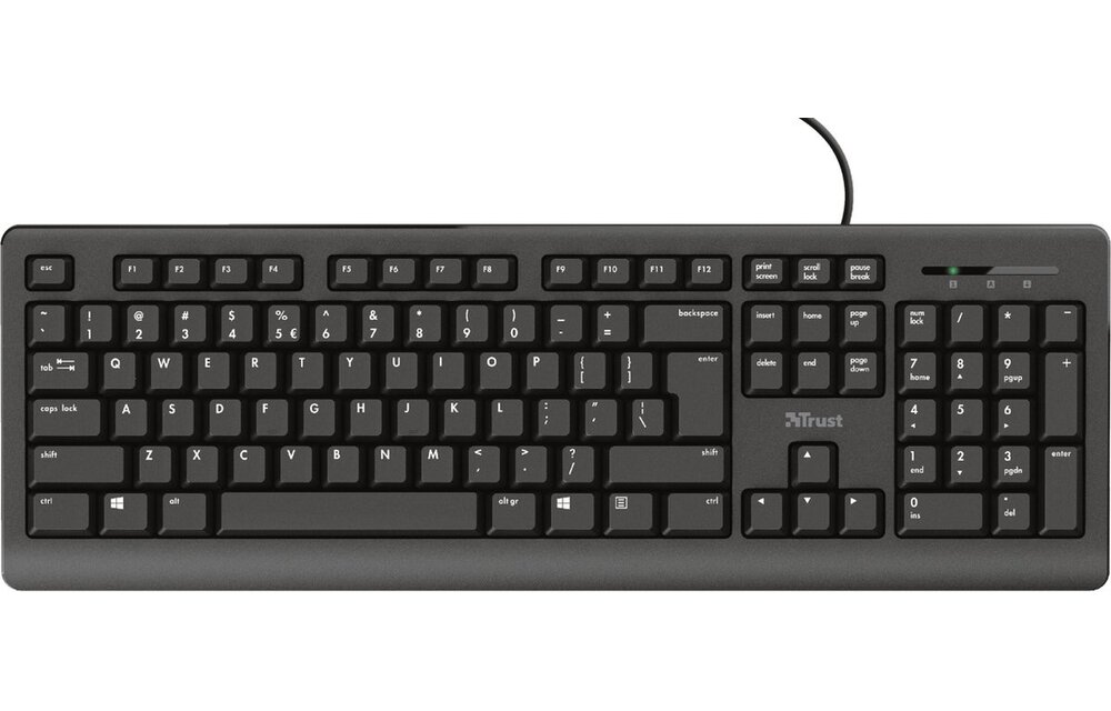 Trust 23880 Primo Zwart - Toetsenbord