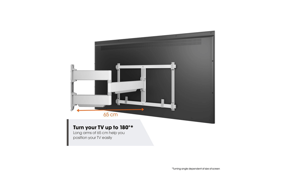 Vogel's TVM 5645 40 -77 inch Wit Draaibare tv-beugel - TV muurbeugel