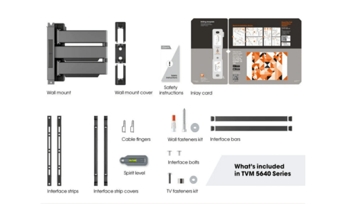 Vogel's TVM 5645 40 -77 inch Wit Draaibare tv-beugel - TV muurbeugel