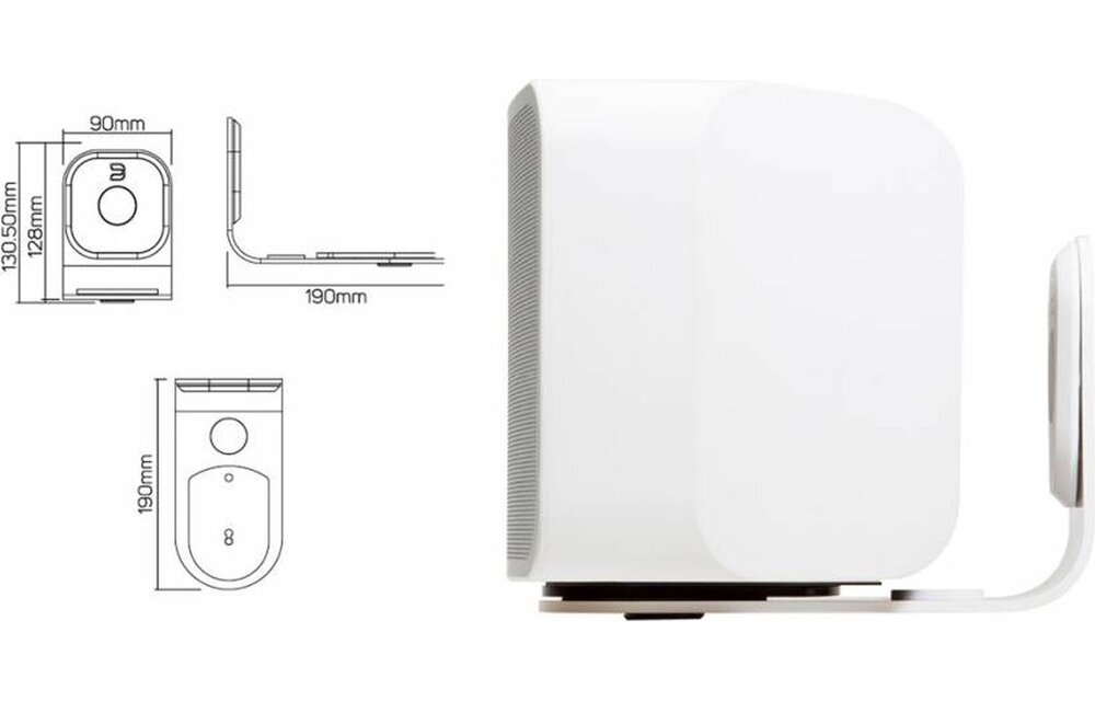 Bluesound WM200 Speaker muursteun Wit - Muurbeugel