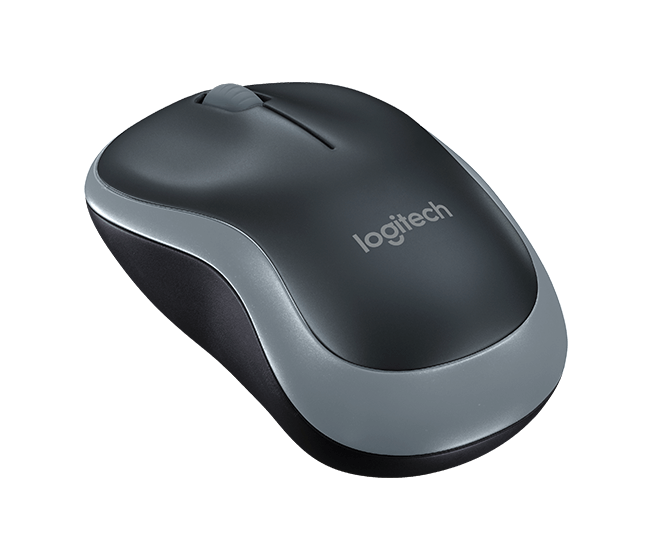Logitech M185 Grijs/Zwart - Muis