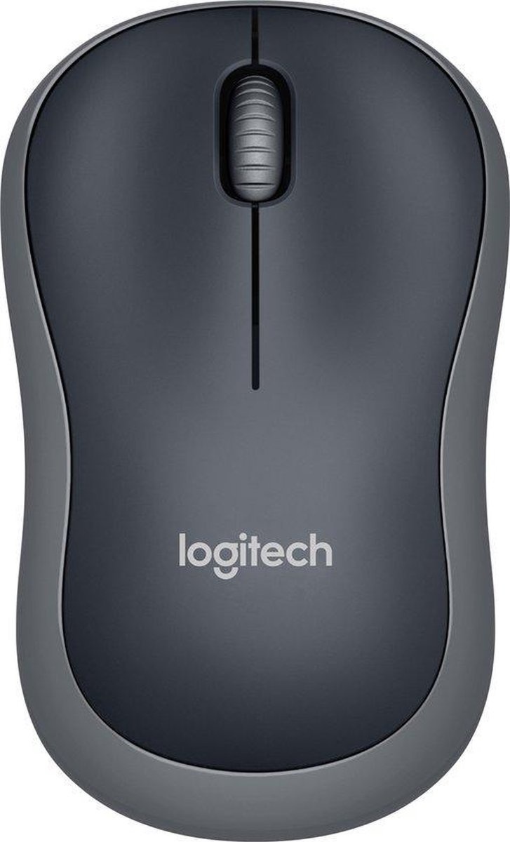 Logitech M185 Grijs/Zwart - Muis
